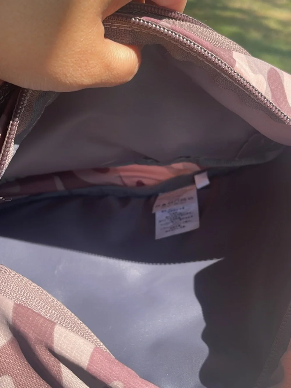 Eddie Bauer Mauve Camo Backpack